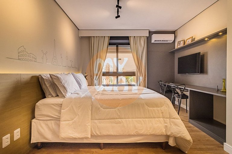 Century Park Living 603 | Apartamento com cozinha na CB
