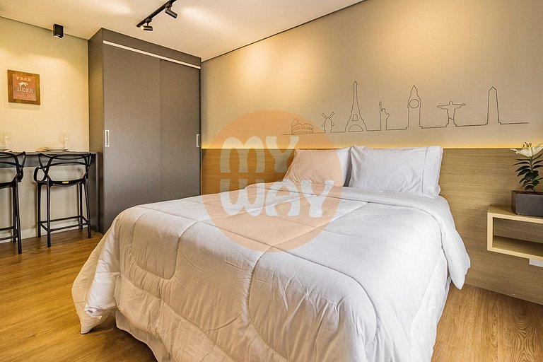 Century Park Living 603 | Apartamento com cozinha na CB