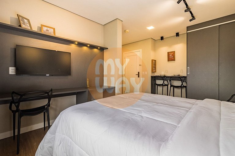 Century Park Living 603 | Apartamento com cozinha na CB