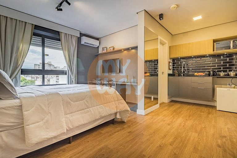 Century Park Living 603 | Apartamento com cozinha na CB