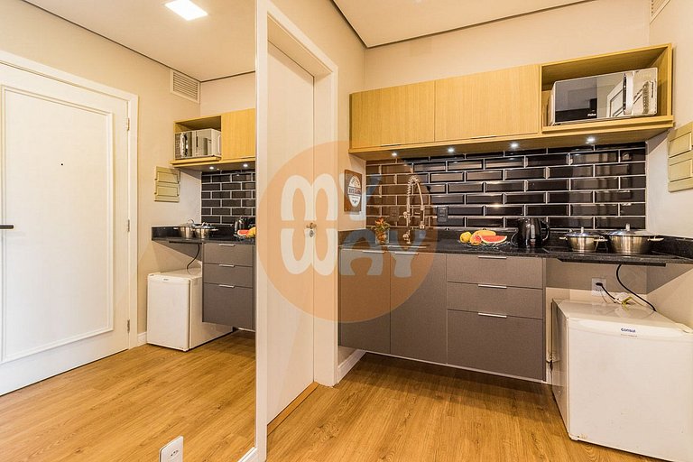 Century Park Living 603 | Apartamento com cozinha na CB