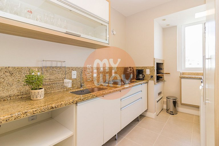 Maya 146 | Apartamento super equipado com linda vista e ótim