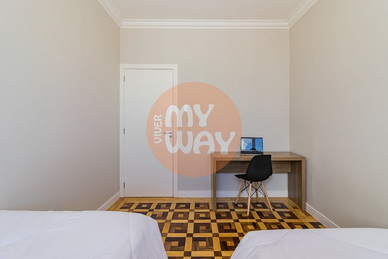 Maya 146 | Apartamento super equipado com linda vista e ótim
