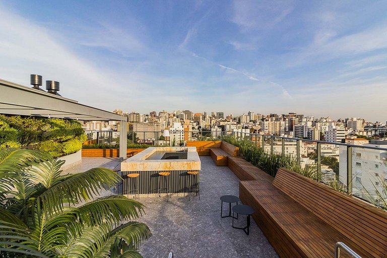 Studio Moderno | Piscina | Auxiliadora GO 24 - 308