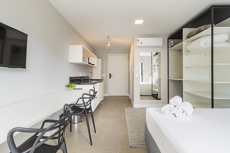 Studio completo | Piscina | Auxiliadora |GO24-1316