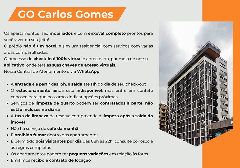 Apartamento Standard - GO Carlos Gomes