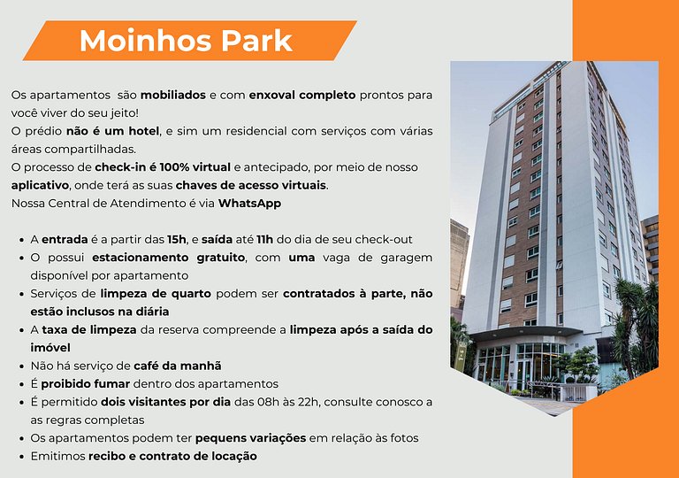 Apartamento Em Frente ao Parque Moinhos | MP1503