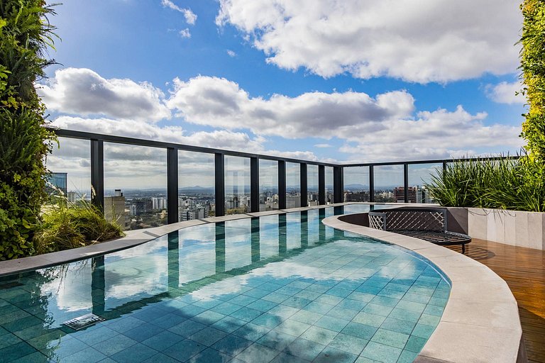 Estudio Deluxe | Piscina | Avenida Carlos Gomes