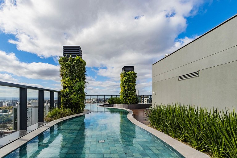 Deluxe Studio | Pool | Carlos Gomes Avenue