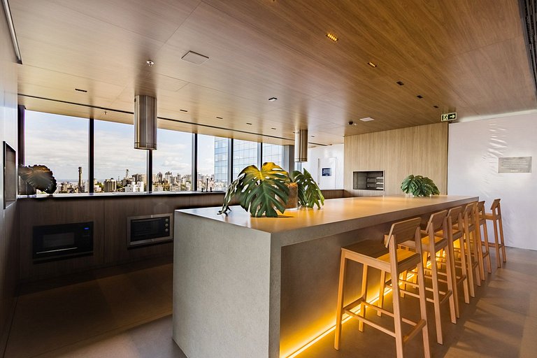 Estudio Deluxe | Piscina | Avenida Carlos Gomes
