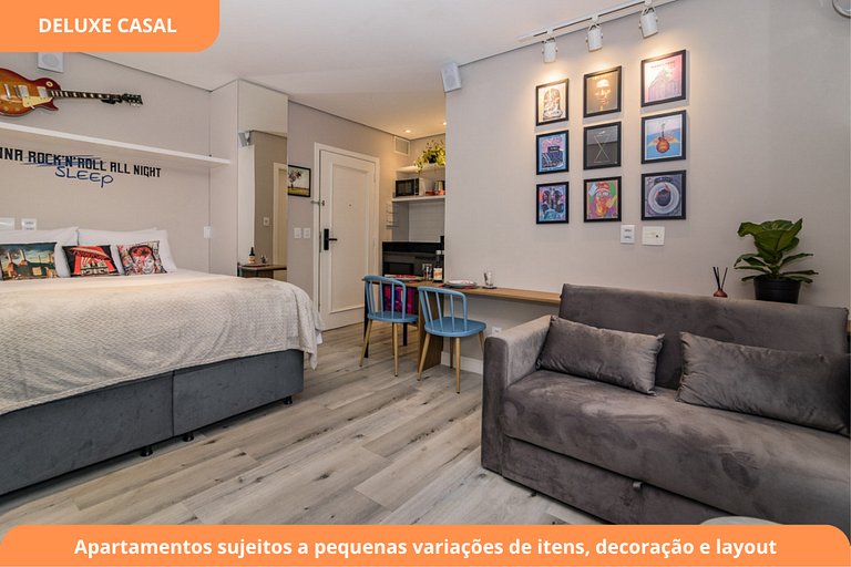 Studio sofisticado | Cerca de Orla | Cidade Baixa
