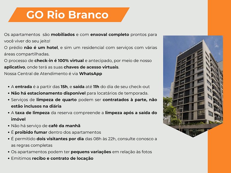 Premium Apartment | GO Rio Branco
