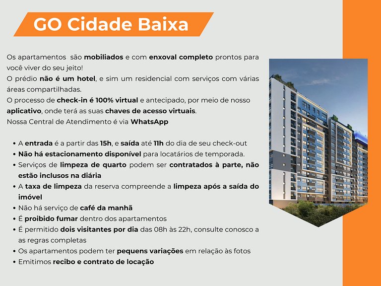 Apartamento Premium 1007 A - GO Cidade Baixa