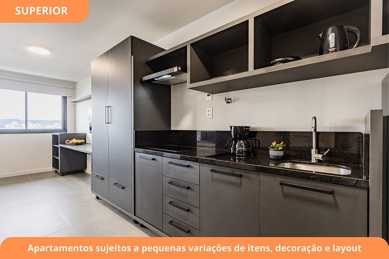 Estudio moderno | Piscina | Cidade Baixa