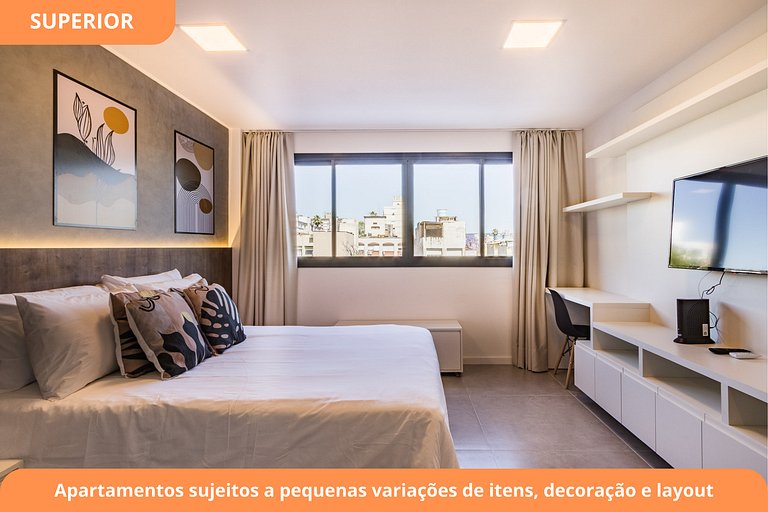 Estudio moderno | Piscina | Cidade Baixa