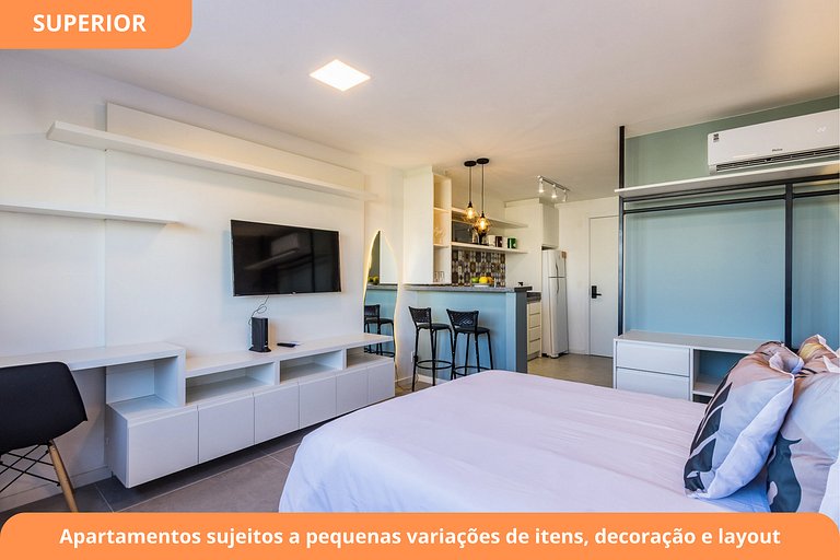 Studio Moderno | Piscina | Cidade Baixa