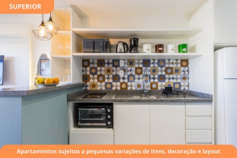 Studio Moderno | Piscina | Cidade Baixa