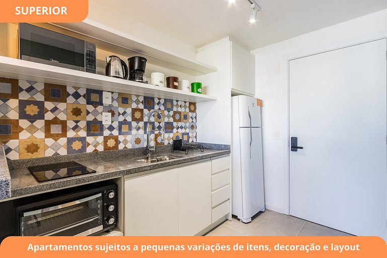 Studio Moderno | Piscina | Cidade Baixa