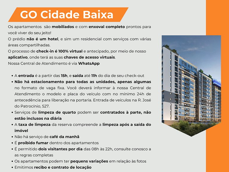 Apartamento Superior 1011 B | GO Cidade Baixa