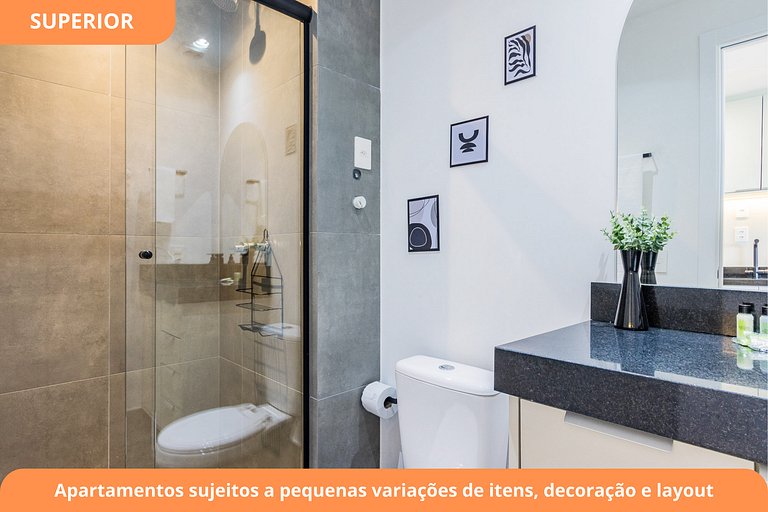 Studio Moderno c/ Garagem | Piscina | Cidade Baixa