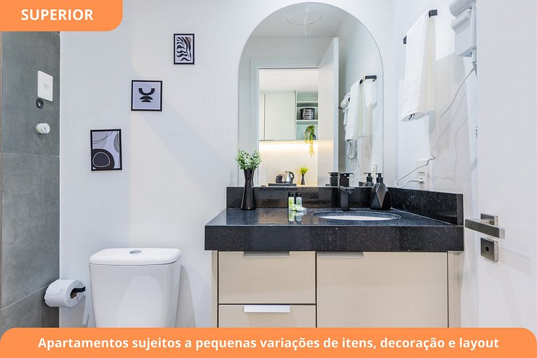 Studio Moderno c/ Garagem | Piscina | Cidade Baixa
