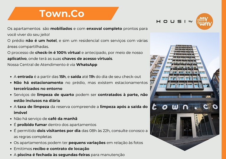 Town Co Housi by My Way 506 | Apartment well located and ful