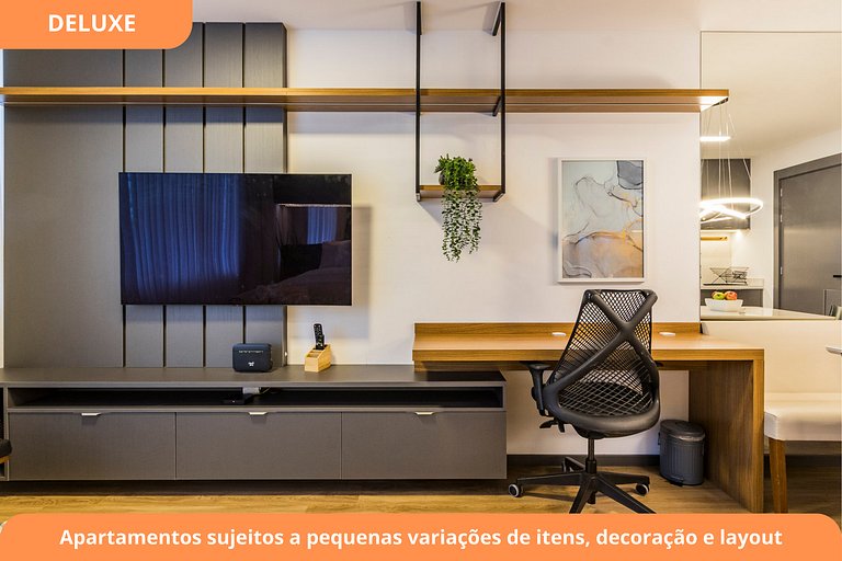 Studio Deluxe | Piscina | Avenida Carlos Gomes