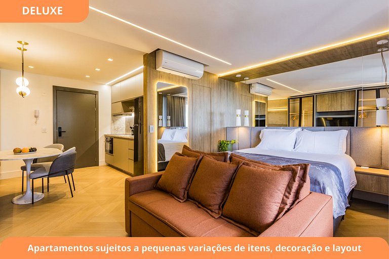 Studio Deluxe | Piscina | Avenida Carlos Gomes
