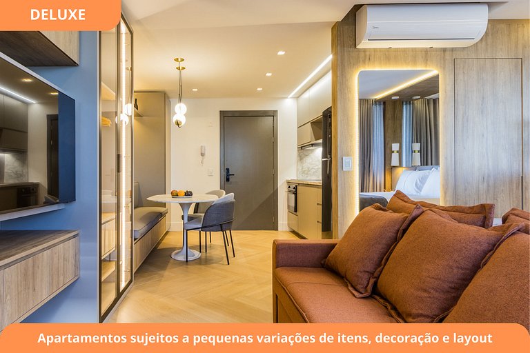 Studio Deluxe | Piscina | Avenida Carlos Gomes