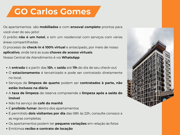 Apartamento Superior 1202 A - GO Carlos Gomes