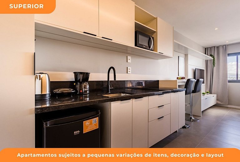 Estudio moderno | Piscina | Cidade Baixa
