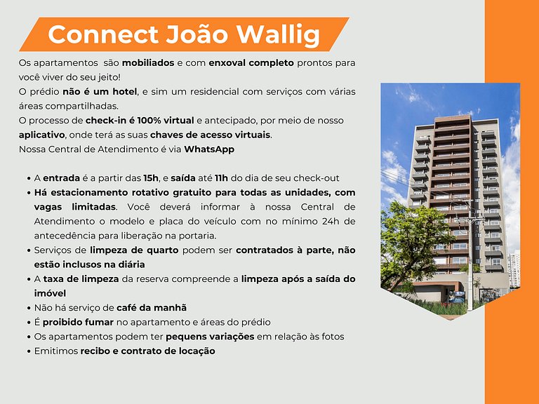 Apartamento Premium 521 | Connect João Wallig