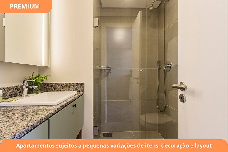 Studio Premium com Garagem | Próximo à Puc