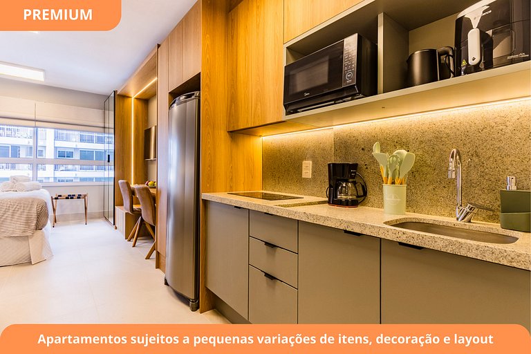 Studio Premium | Próximo do Consulado Americano