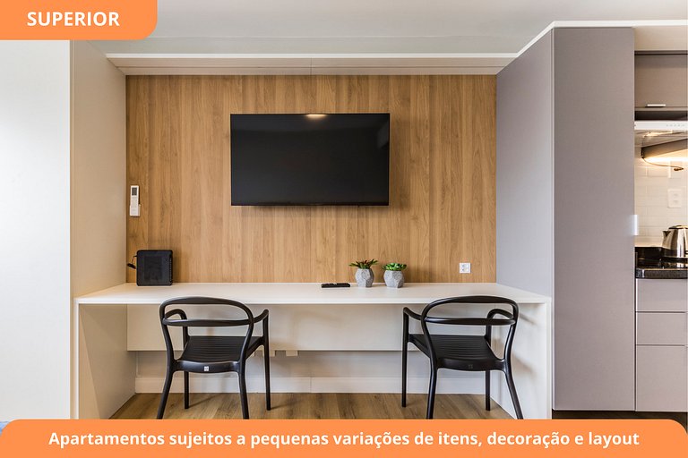 Studio Moderno | Piscina | Cidade Baixa