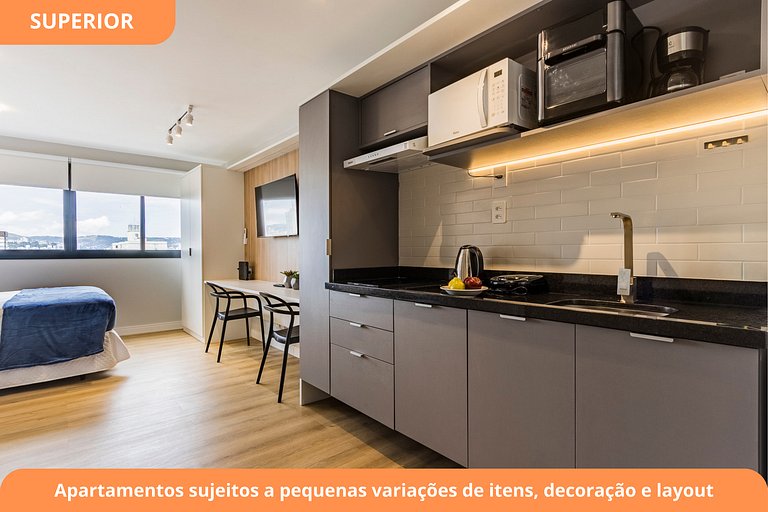 Estudio moderno | Piscina | Cidade Baixa