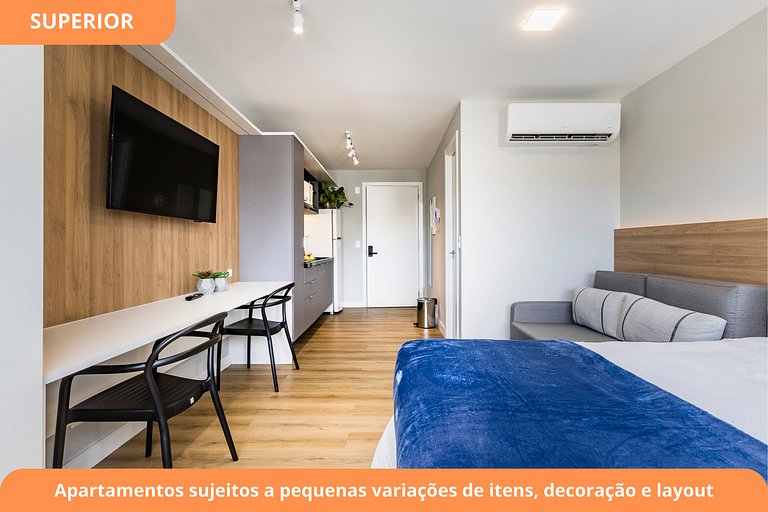 Estudio moderno | Piscina | Cidade Baixa