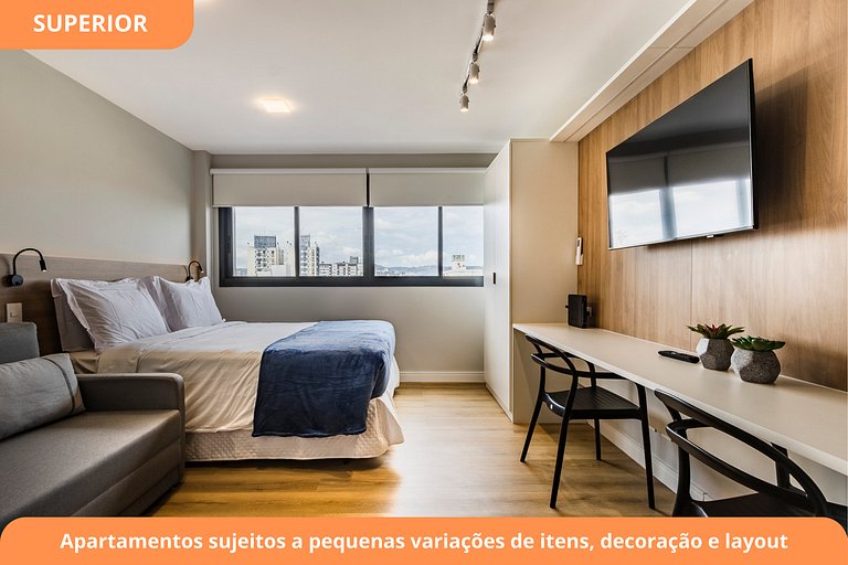 Studio Moderno | Piscina | Cidade Baixa