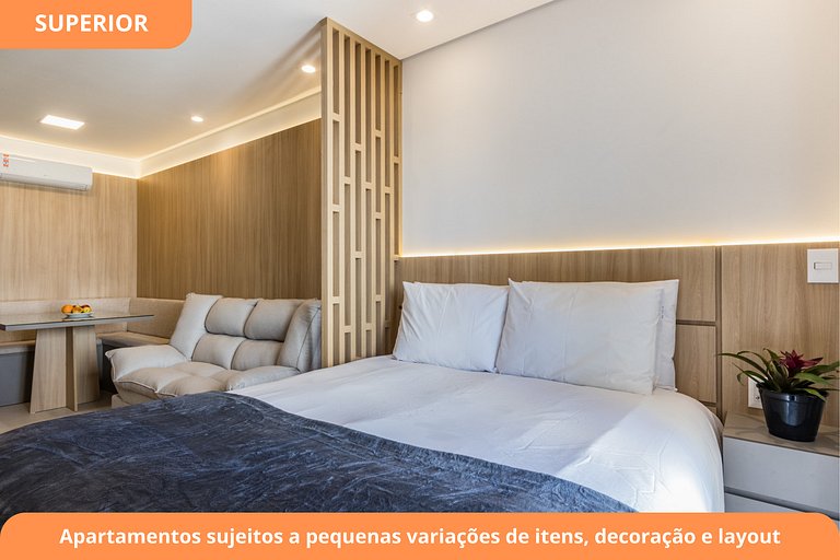 Estudio moderno | Cerca de Hospital Moinhos