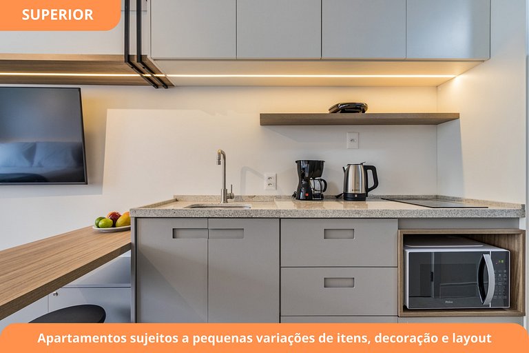 Estudio moderno | Cerca de Hospital Moinhos